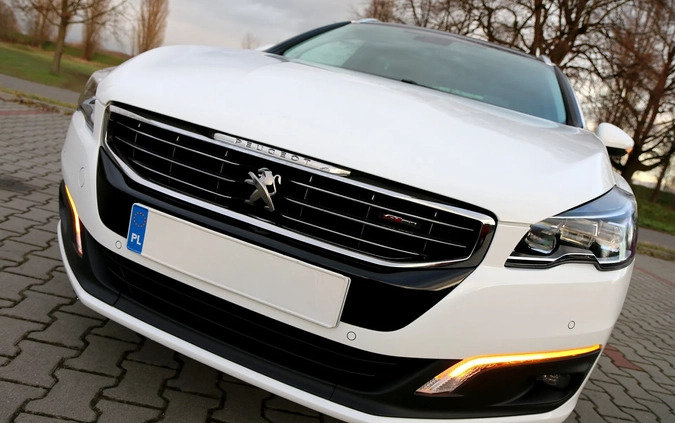 Peugeot 508 cena 57800 przebieg: 187000, rok produkcji 2016 z Oława małe 631